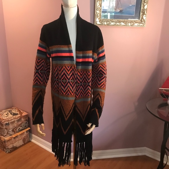 Boho Cardigan Sweater - Picture 1 of 4